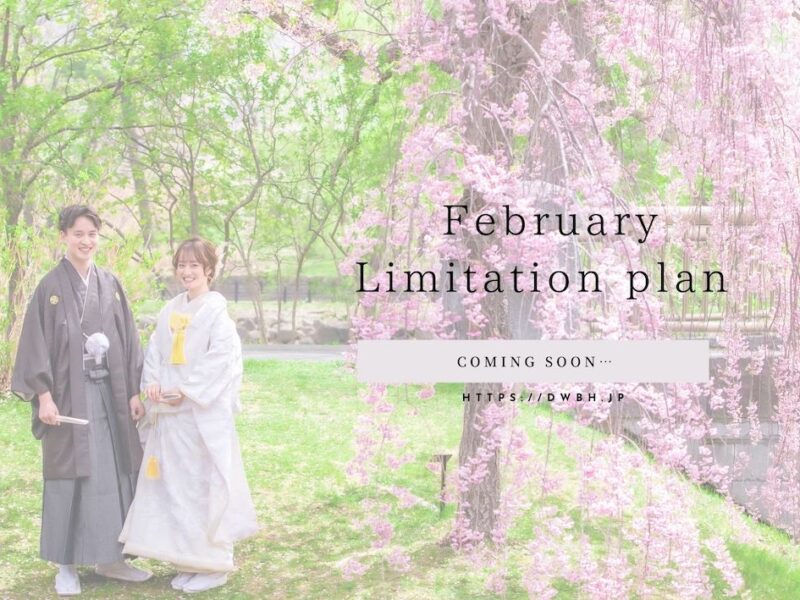 coming soon…[2月限定limitation plan]